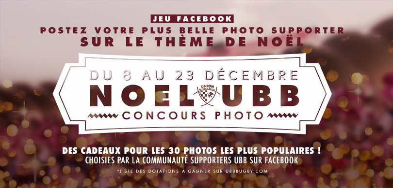 Jeu concours photo UBB Noel