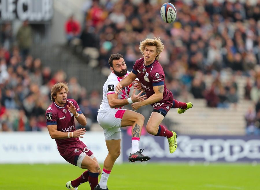 Blair Connor et Yann Lesgourgues face au Stade Français Paris