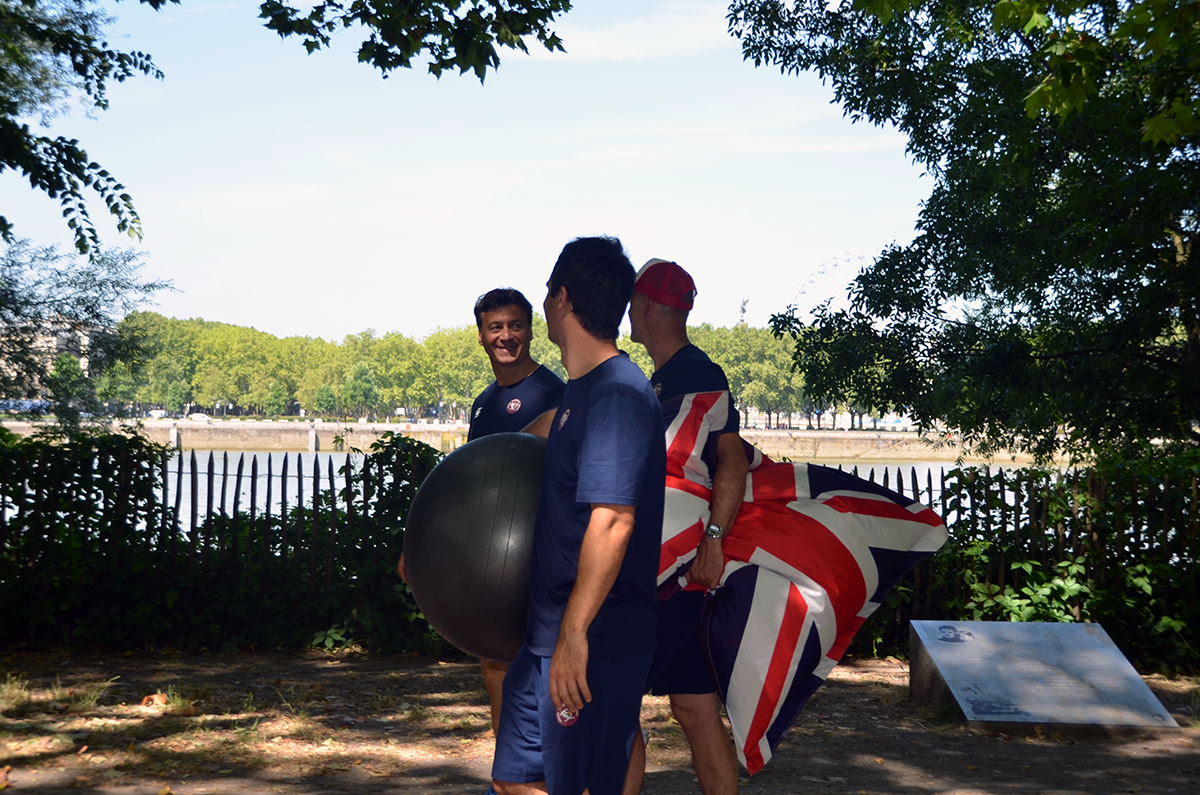 Journée Team Building pour le staff de Rory Teague et Laurent Marti