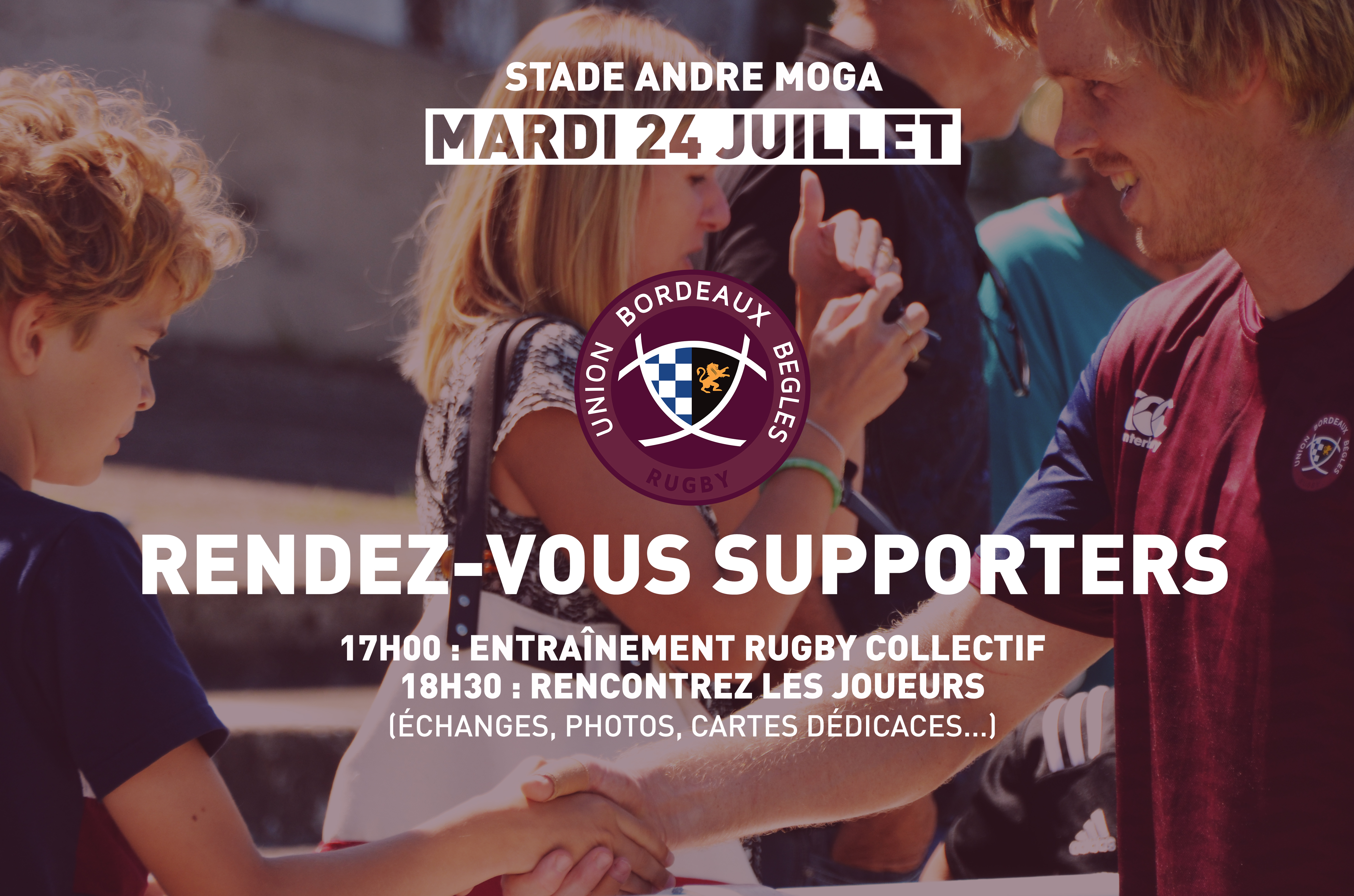 Rendez-vous supporters - rencontres joueurs