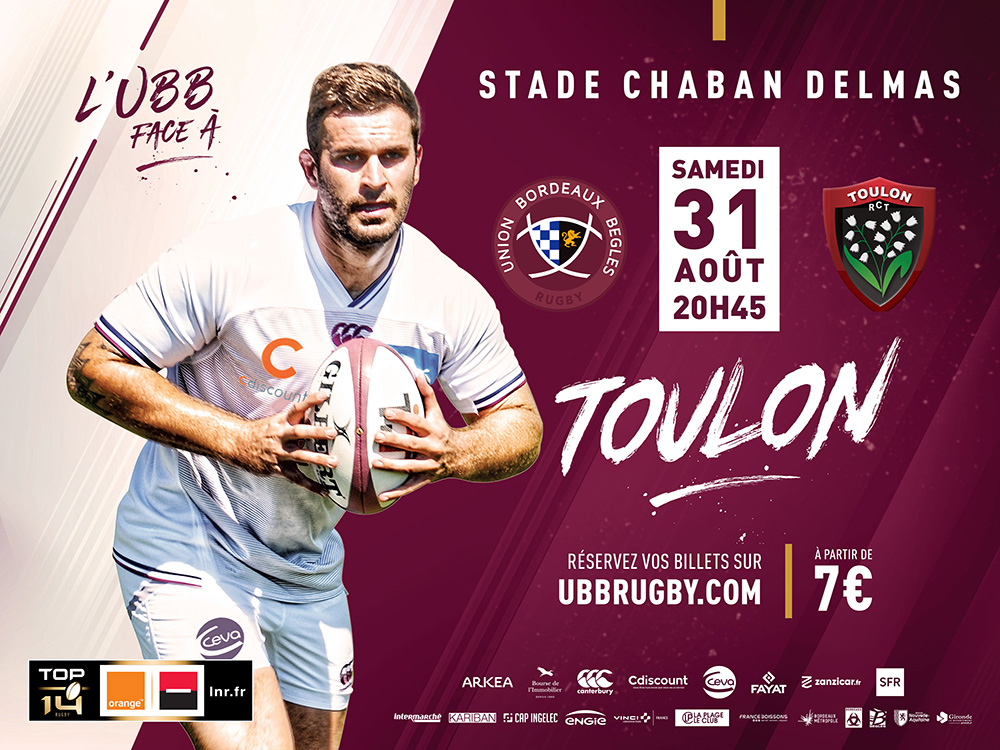 Affiche UBB / Toulon