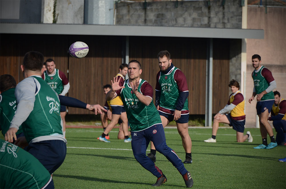 Les entraînements de Ben Botica et l'UBB de la semaine du 20 janvier 2020