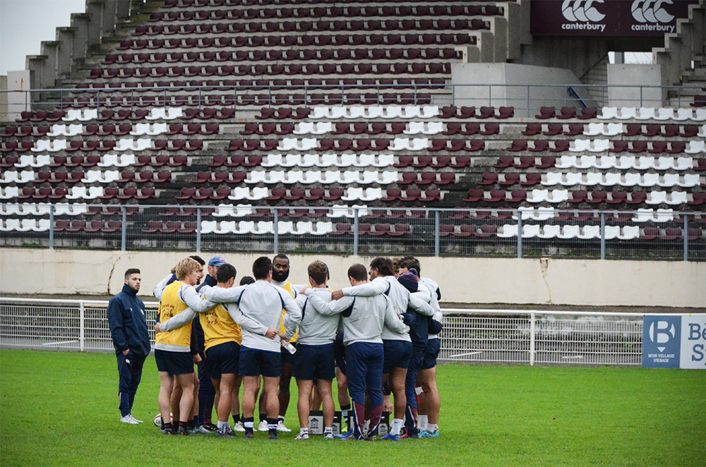 Les entraînements de la semaine avant UBB - Wasps samedi 16 novembre à 21h à Chaban Delmas en Challenge Cup