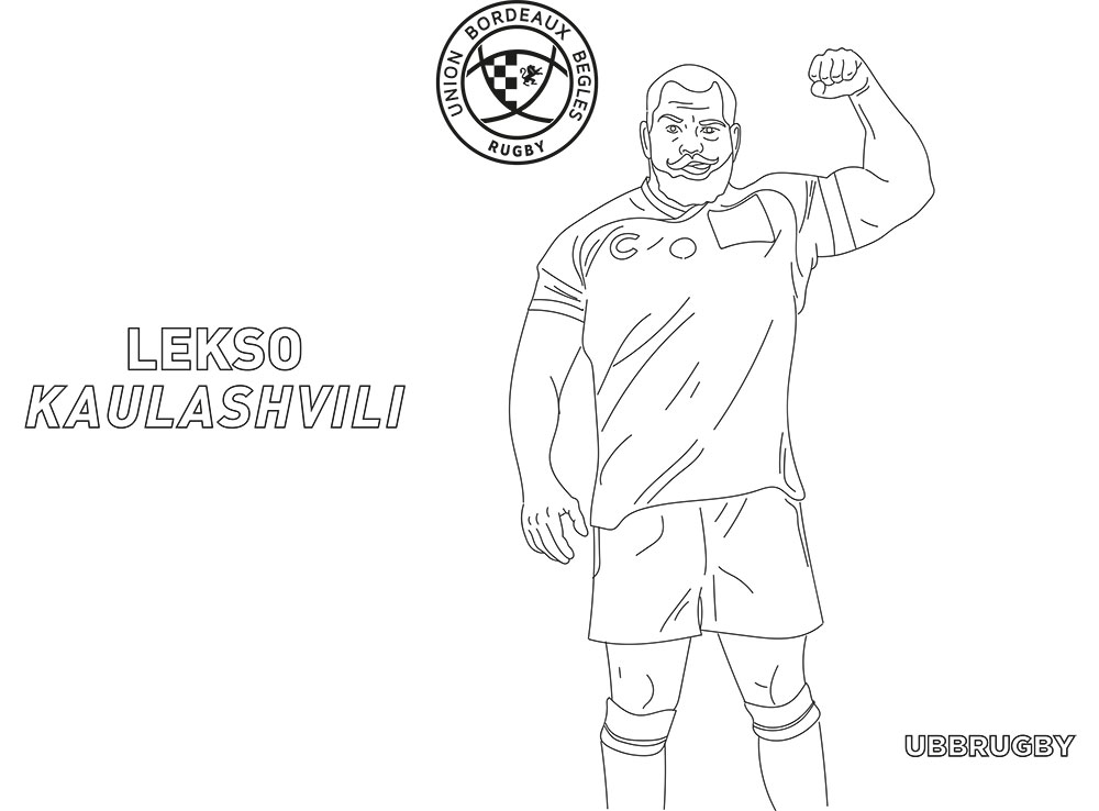 Coloriage Lekso Kaulashvili UBB