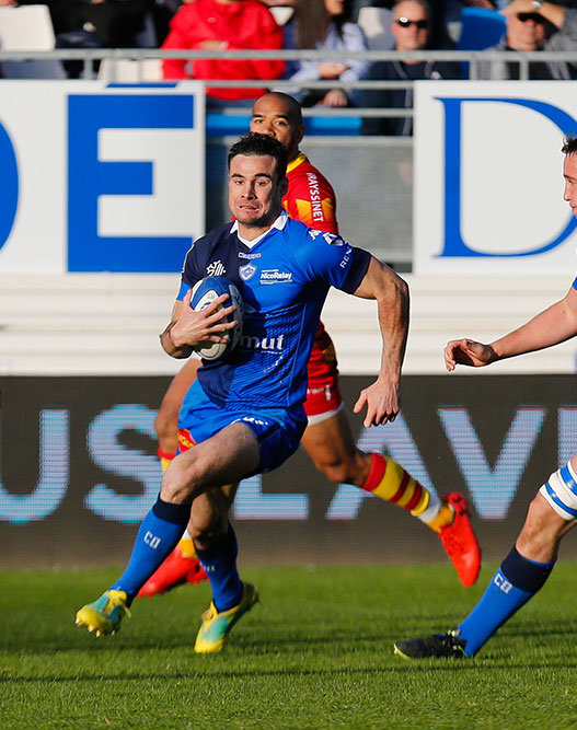 Geoffrey Palis a marqué un essai pour Castres.