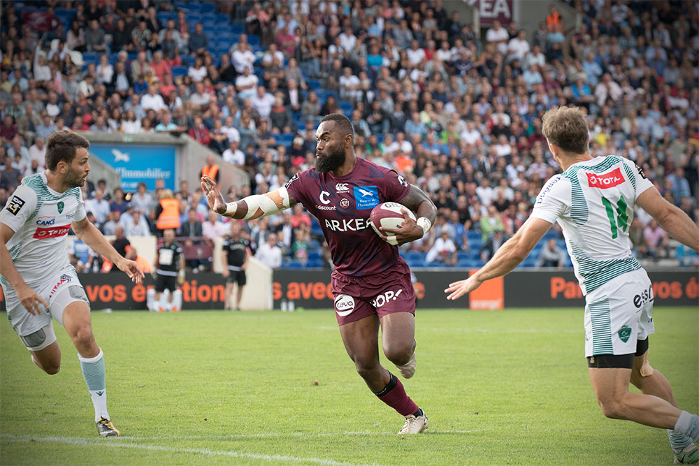 Semi Radradra et l'UBB partent à l'assaut de la Section Paloise