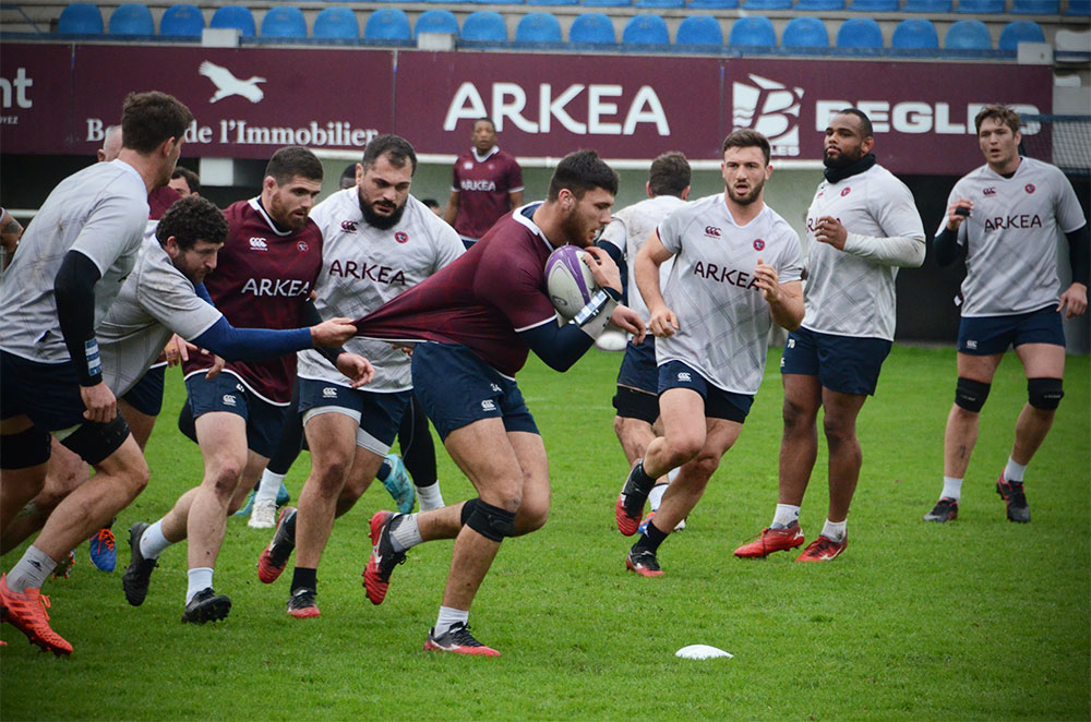 Cyril Cazeaux et l'UBB se préparent à aller affronter les Wasps en Coupe d'Europe.