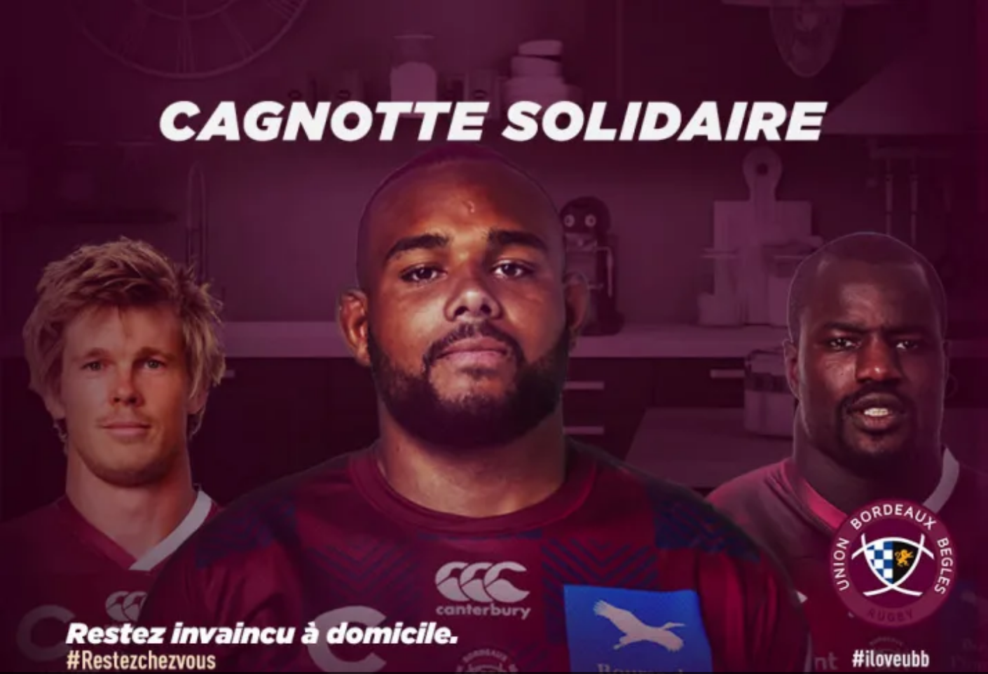 La cagnotte de l'UBB au soutien du CHU de Bordeaux Pellegrin