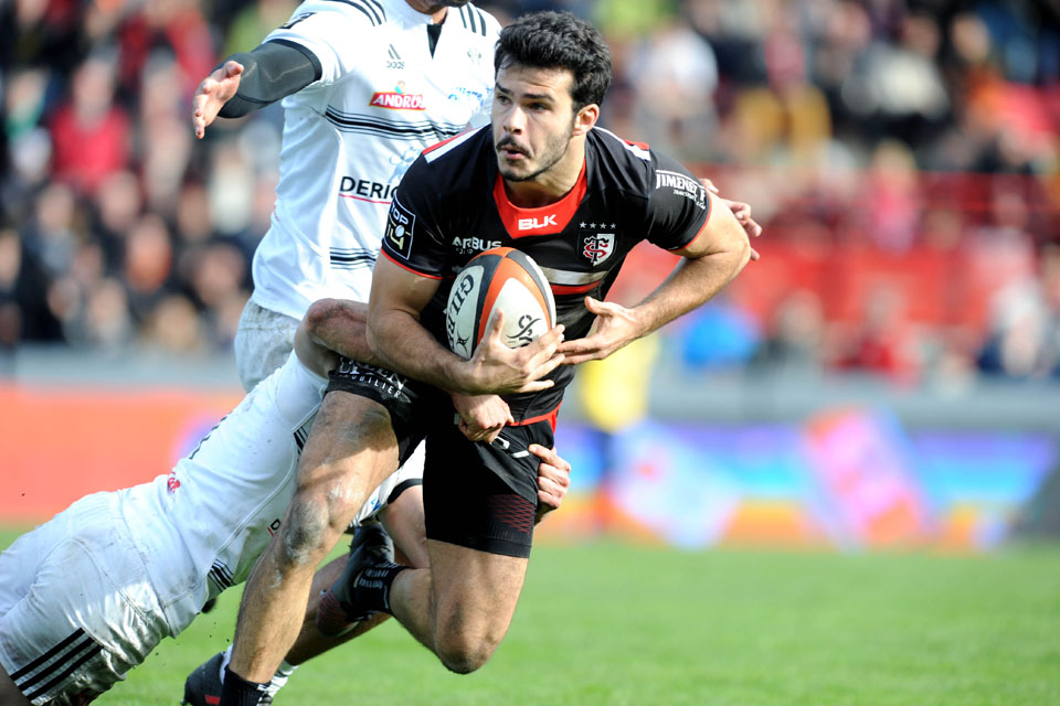 Arthur Bonneval, ailier du Stade Toulousain.