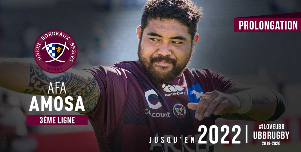 Afa Amosa ubbrugby prolongation contrat