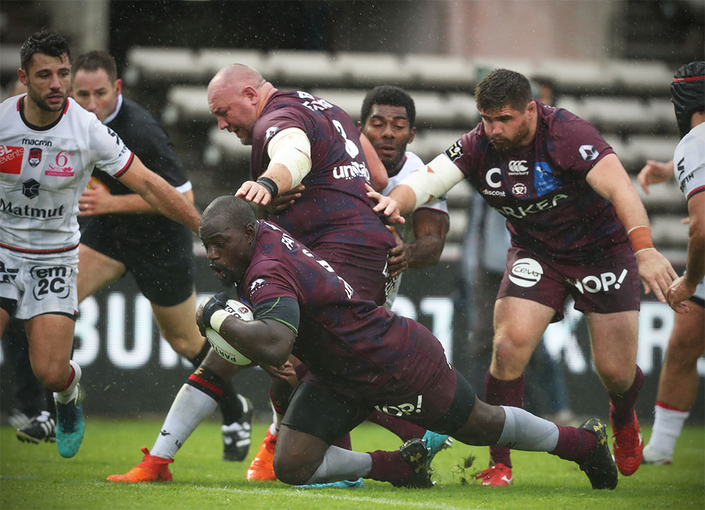 Mahamadou Diaby et l'UBB attendent le LOU le samedi 15 février à Chaban Delmas à Bordeaux