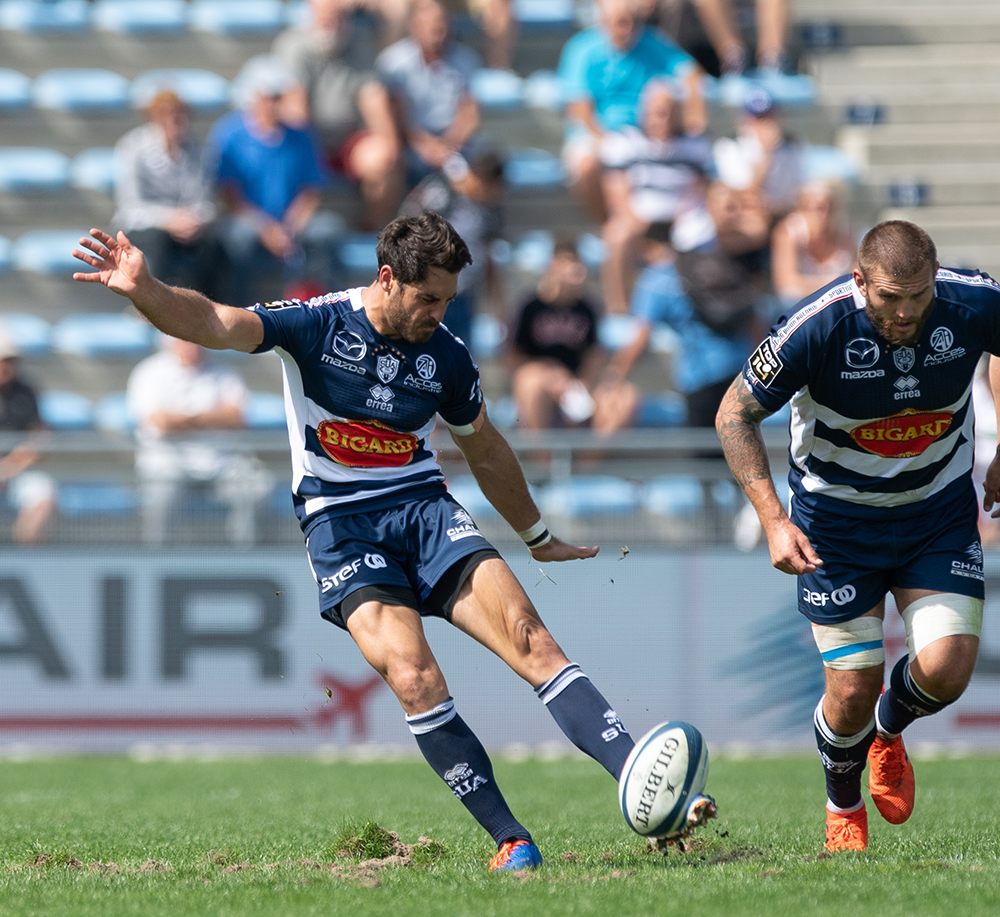 Raphaël Lagarde ouvreur du SUA a débuté en pro à l'UBB