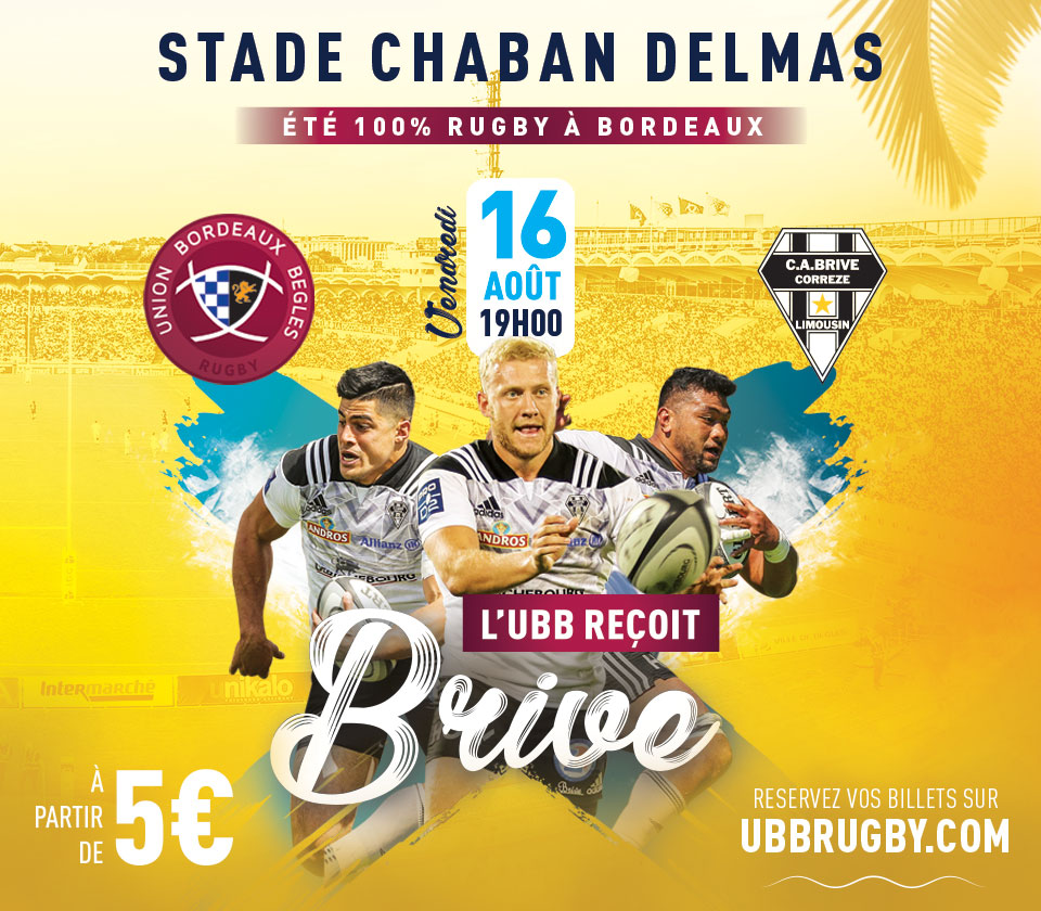 UBB CA Brive stade Chaban Delmas