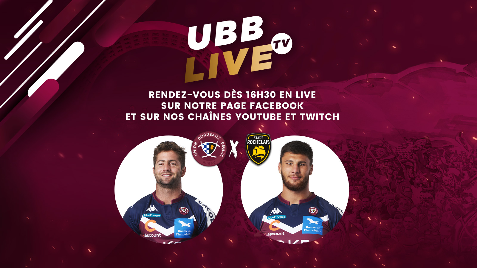 UBB Live TV avec Cazeaux et Cordero