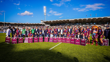 Hommage joueurs partants