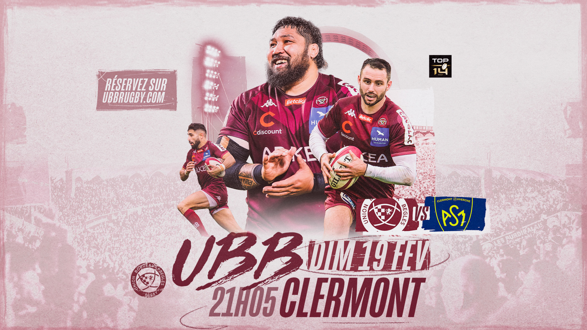 UBB / ASM Clermont billetterie ouverte ! Toutes les actus