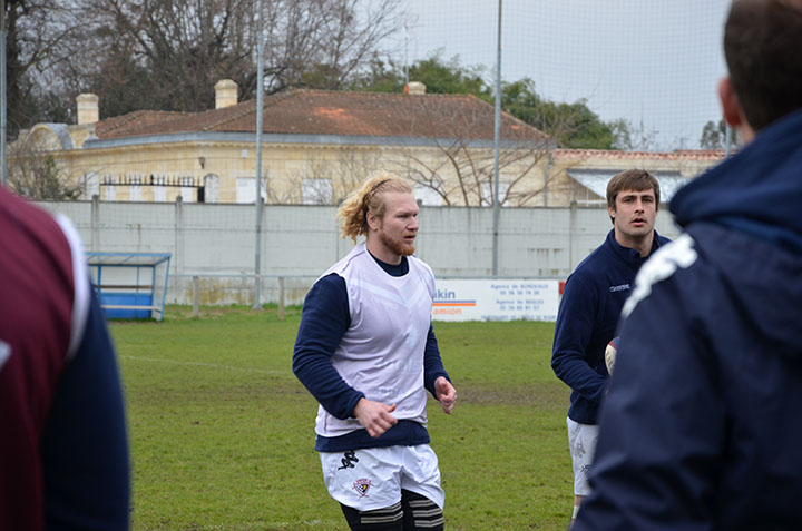 Premier entraînement de Ben Venter à Moga - Actualités - Union Bordeaux ...