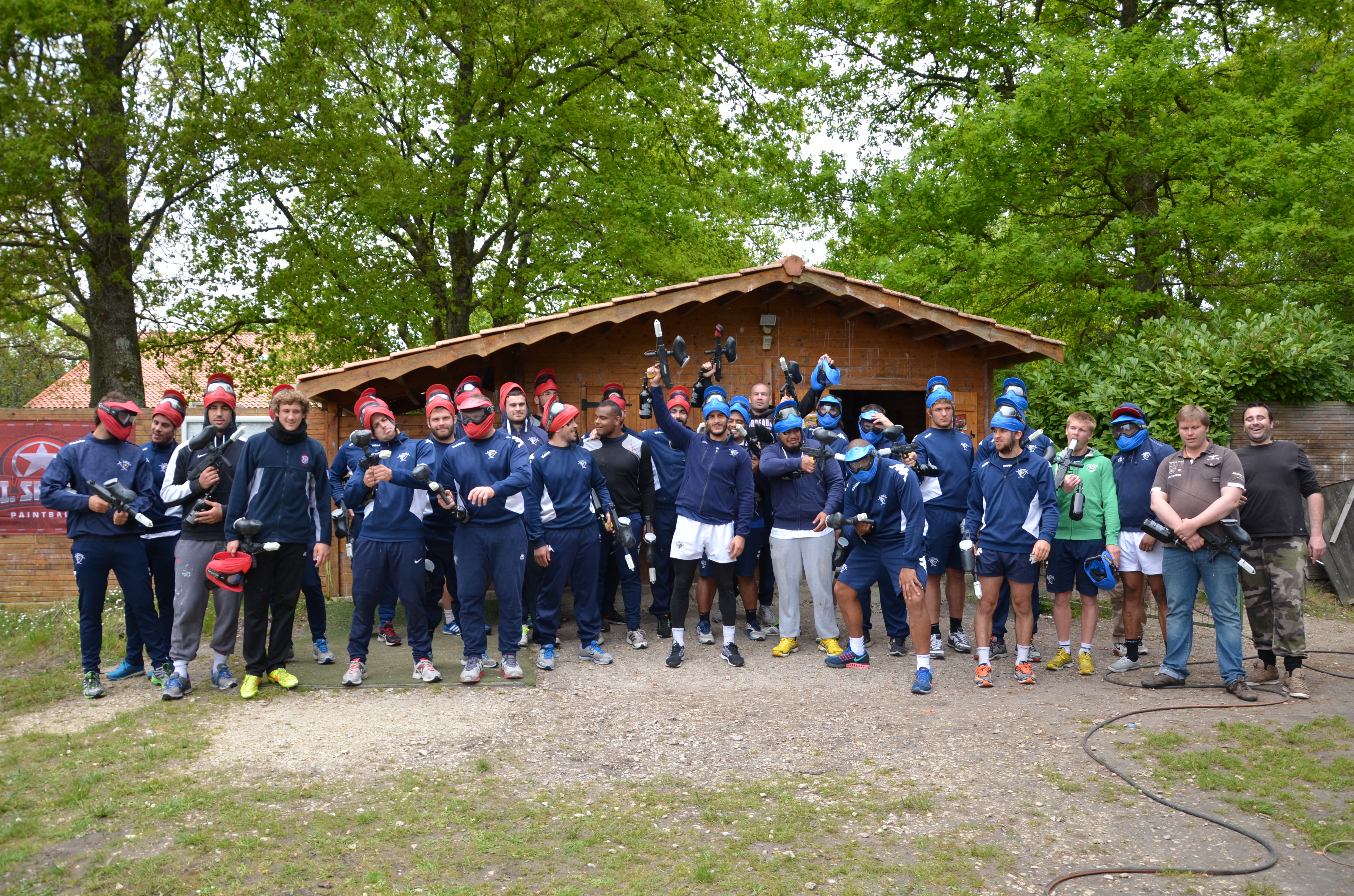 Journée Paintball pour les joueurs de l'UBB Actualités Union