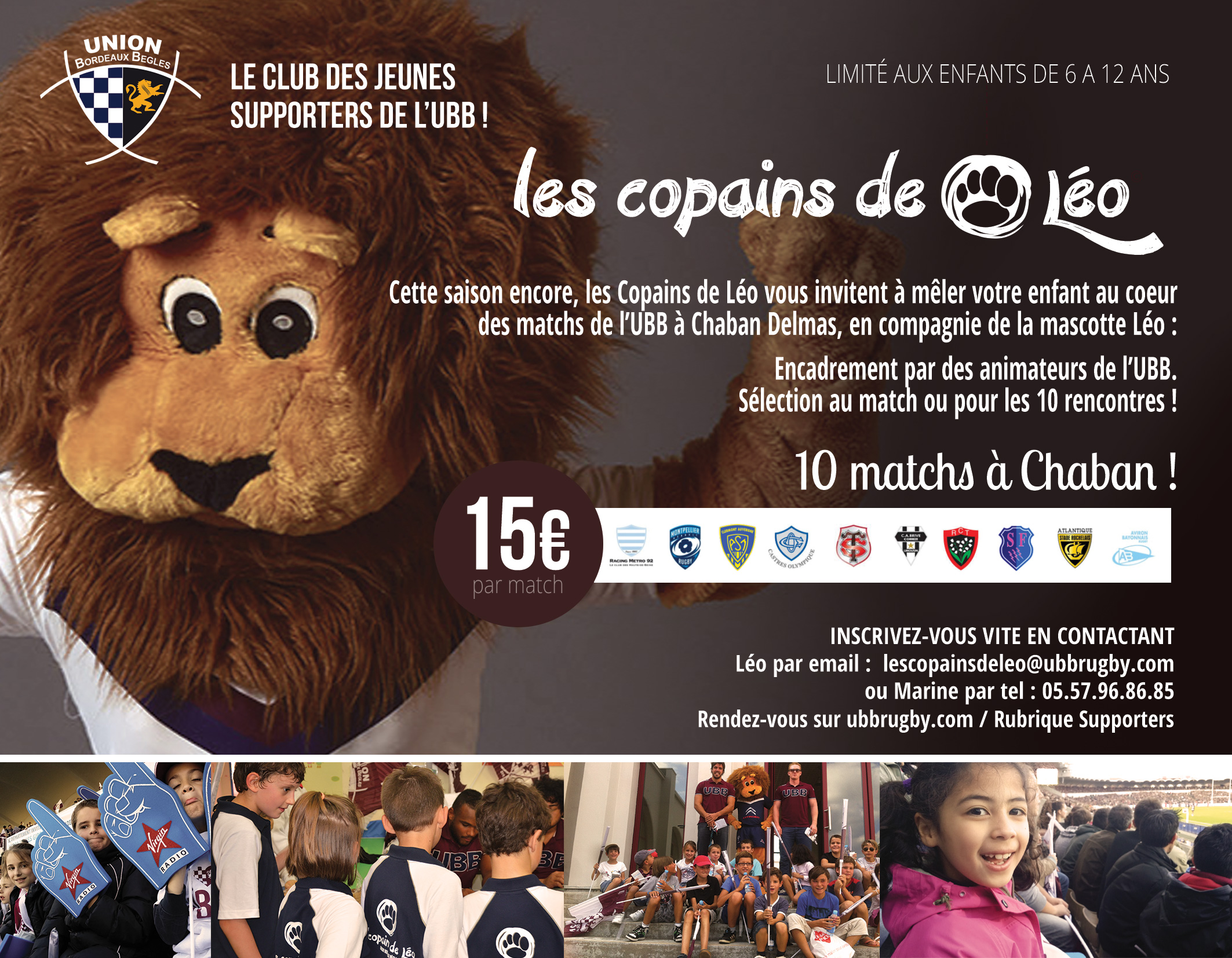 lancement copains de leo 2014-2015