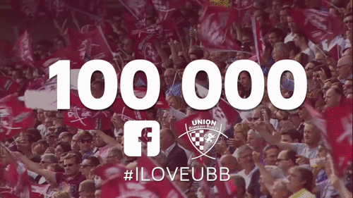 Union Bordeaux Bègles gif UBB 100000 fans Facebook gif UBB 100000 fans Facebook rugby Top14