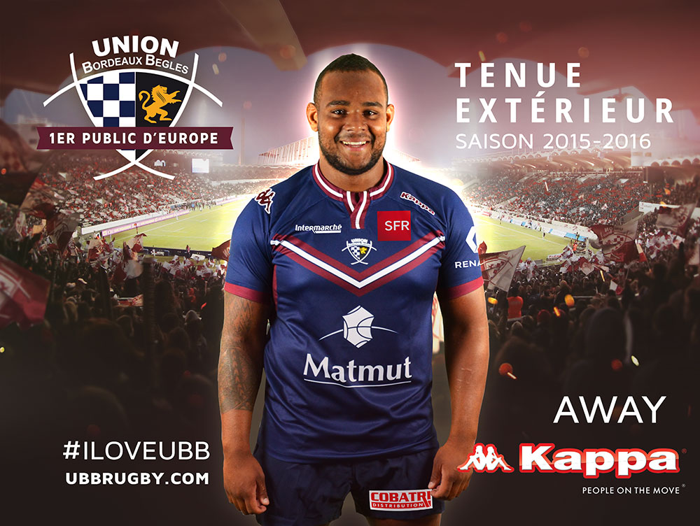 Maillots UBB 2015-2016