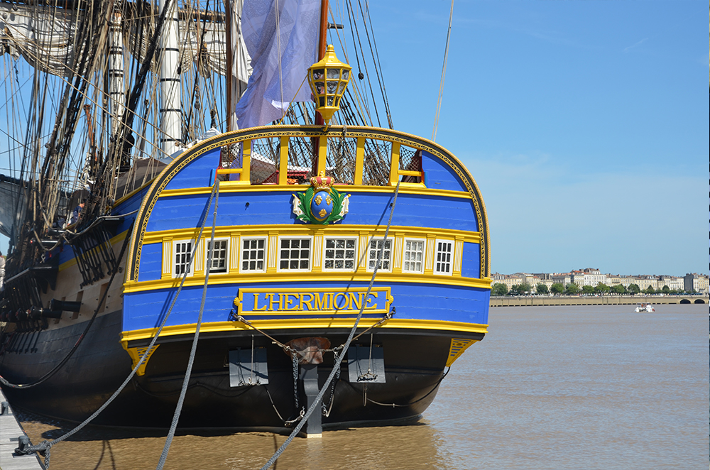 L'UBB à bord de l'Hermione 1