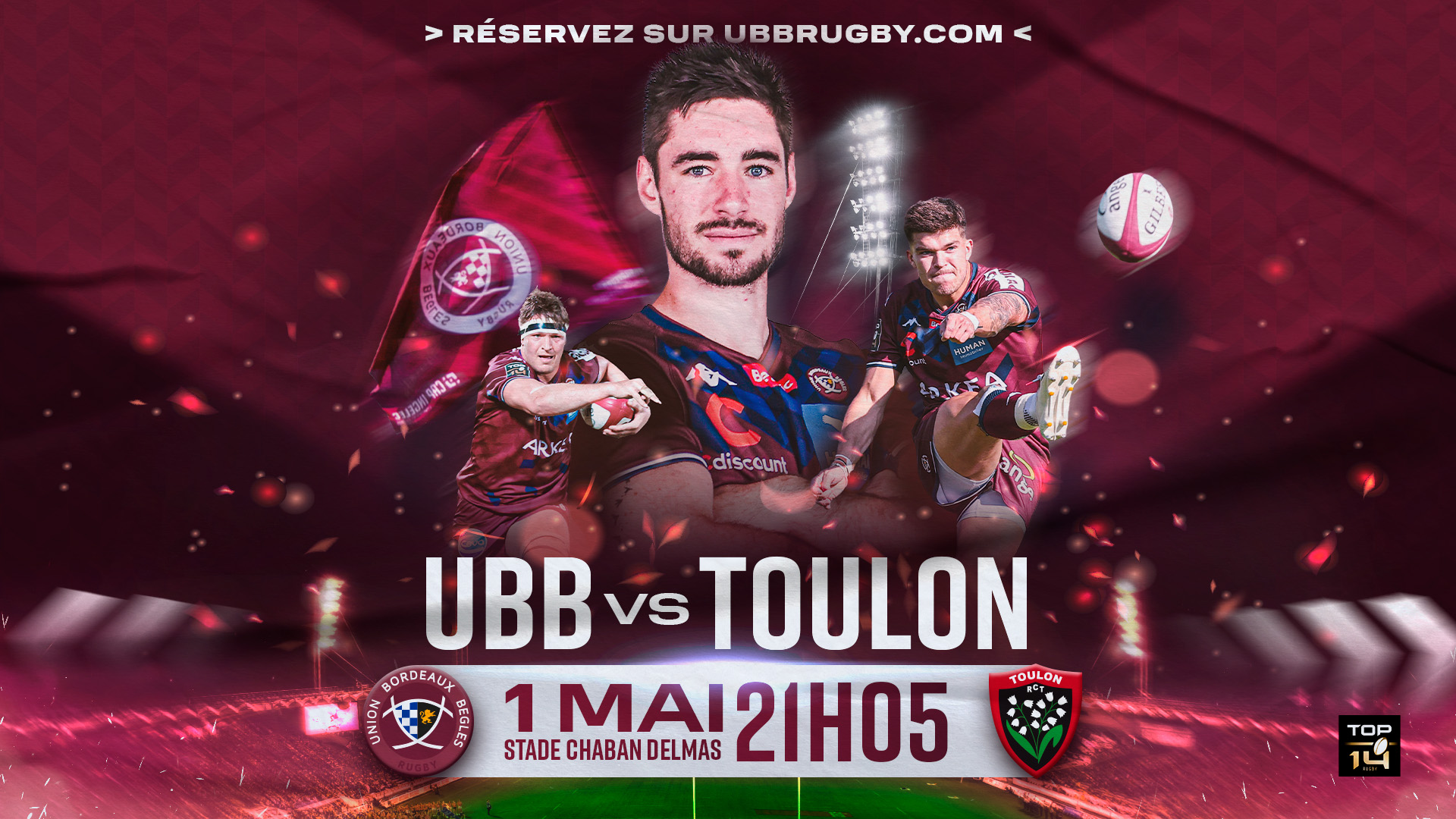 La billetterie pour UBB Toulon est ouverte Actualités Union